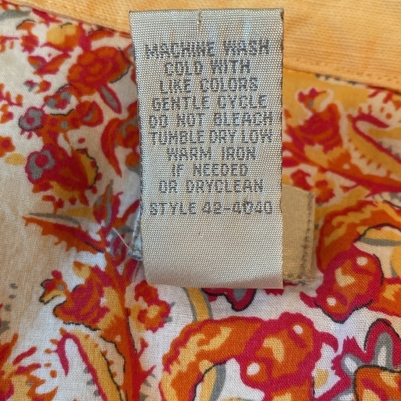 J Jill Linen Lyocell Blend Zip Up Casual Jacket Pale Orange Size Medium - Picture 7 of 9